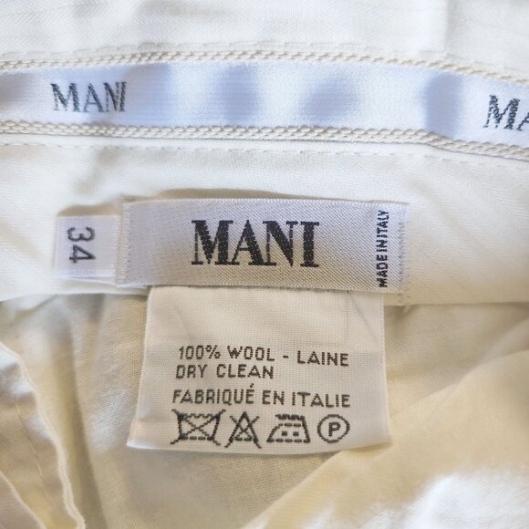 Mani Casual Khaki Dress Slacks - Picture 3 of 3